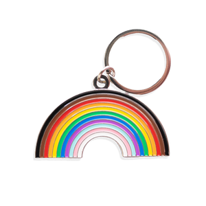 Inclusive Rainbow Keyring