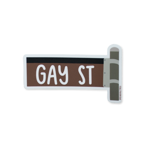 Gay St Sticker